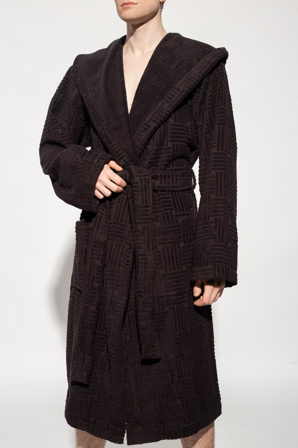 Brown Hooded bathrobe Bottega Vitkac GB